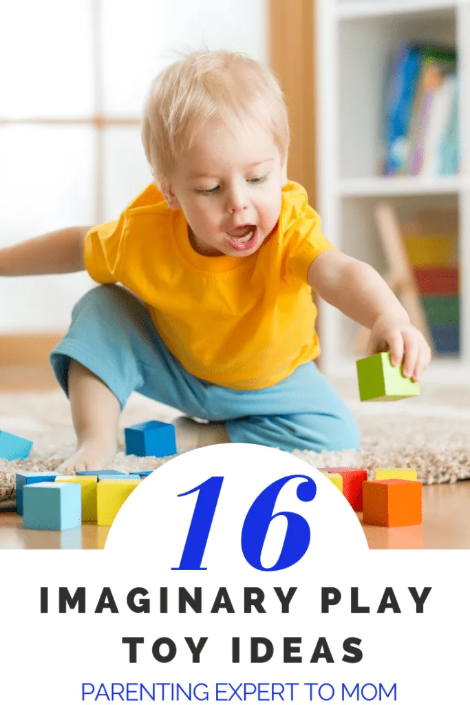 Toddler Play Ideas:  Are you looking for the top toys that encourage imaginary play skills in toddlers?  These toys are fun and  will engage your toddler in creative imaginary play.  The toddler toys make great birthday gifts or Christmas presents.