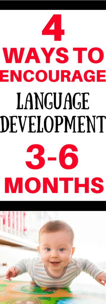 Is your baby starting to make some new sounds? Here are 3 language skills to look for in babies 3-6 months. Learn simple ways to encourage language development in your baby.