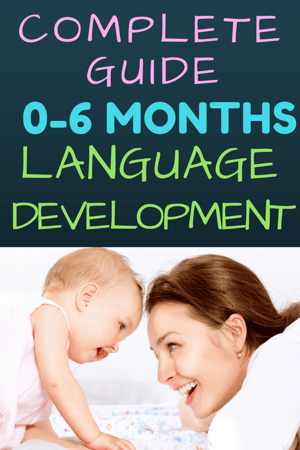  0-6 Months Language Development: Are you looking for simple ways to encourage your baby’s language development? Learn about infant communication skills and milestones. Try these easy ways to encourage language skills by using these strategies and activities throughout your daily routines.