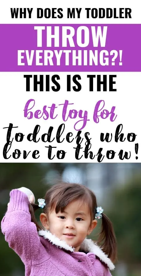 Why does my toddler throw everything?  This is the best toy for toddlers who love to throw